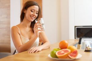 nước uống giảm cân sau sinh