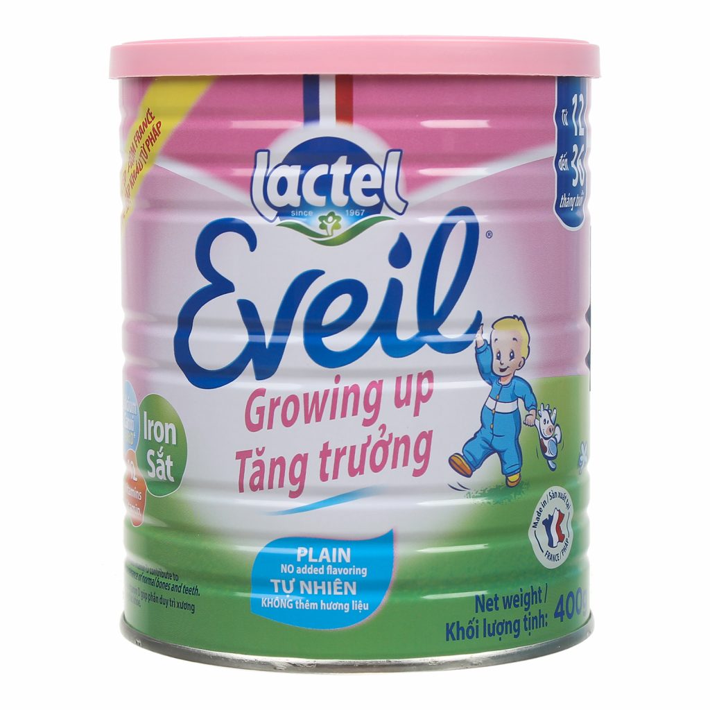 Sữa bột Lactel Eveil cho trẻ từ 1 – 3 tuổi
