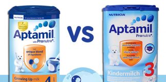 Sữa Aptamil Đức hay Anh tốt hơn đối với trẻ từ 1-2 tuổi?