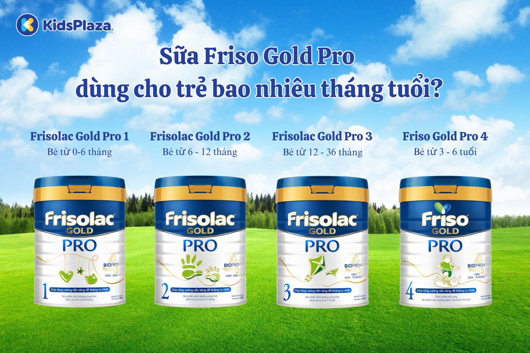 Sữa Friso Gold Pro cho trẻ từ 1-3 tuổi được bổ sung nhiều dưỡng chất giúp bé phát triển chiều cao vượt trội
